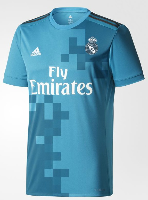 Blue Real Madrid Jersey 2017-18 | New Real Third Kit 2017-2018 by ...